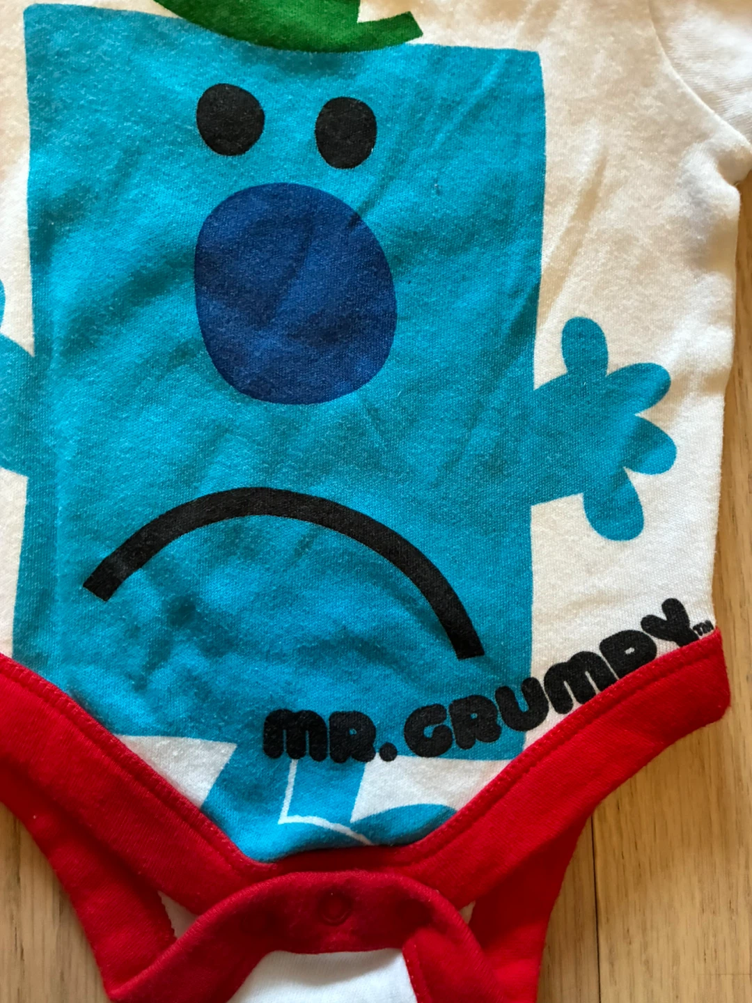Mr. Men "Mr. Grumpy" Baby Bodysuit 3-6 Months - photo 2