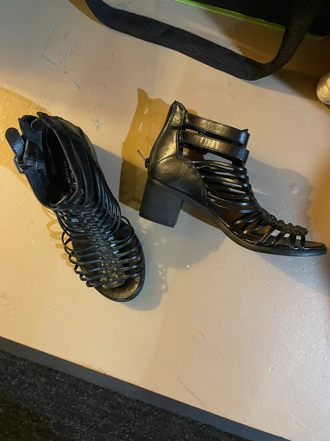 Toe-tally Strappy Black Gladiator Heels - photo 4