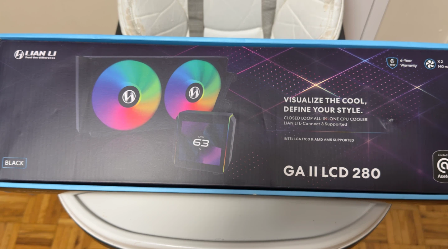 Lian Li Galahad II LCD 280 Liquid CPU Cooler