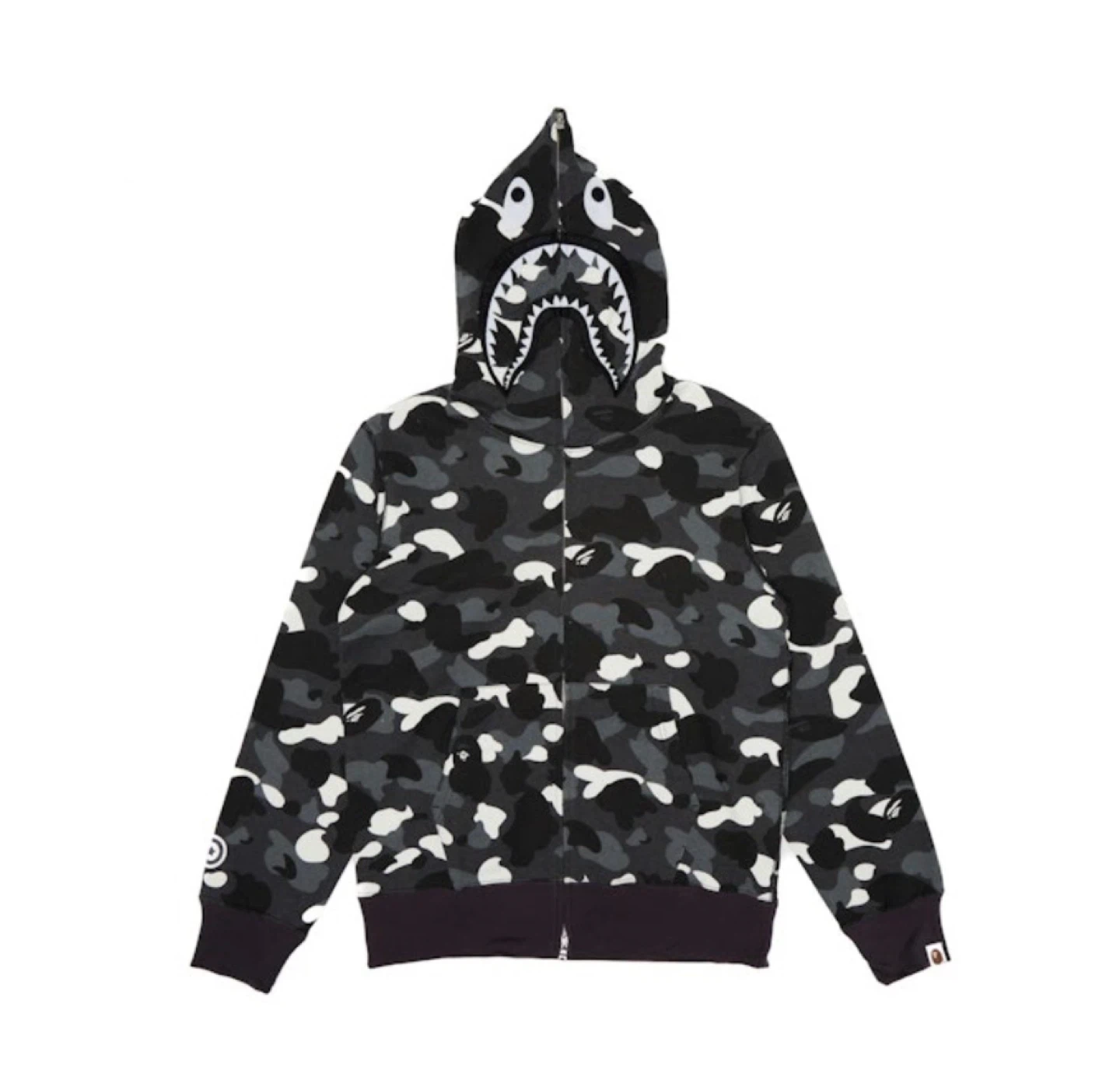 BAPE Shark Camo Full Zip Hoodie - photo 2