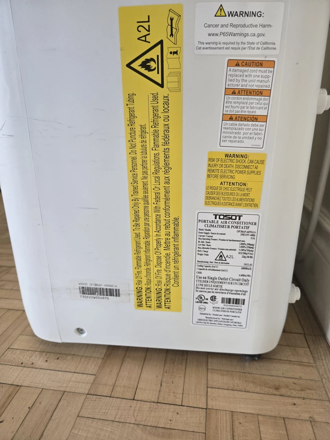 TOSOT Portable Air Conditioner - photo 5