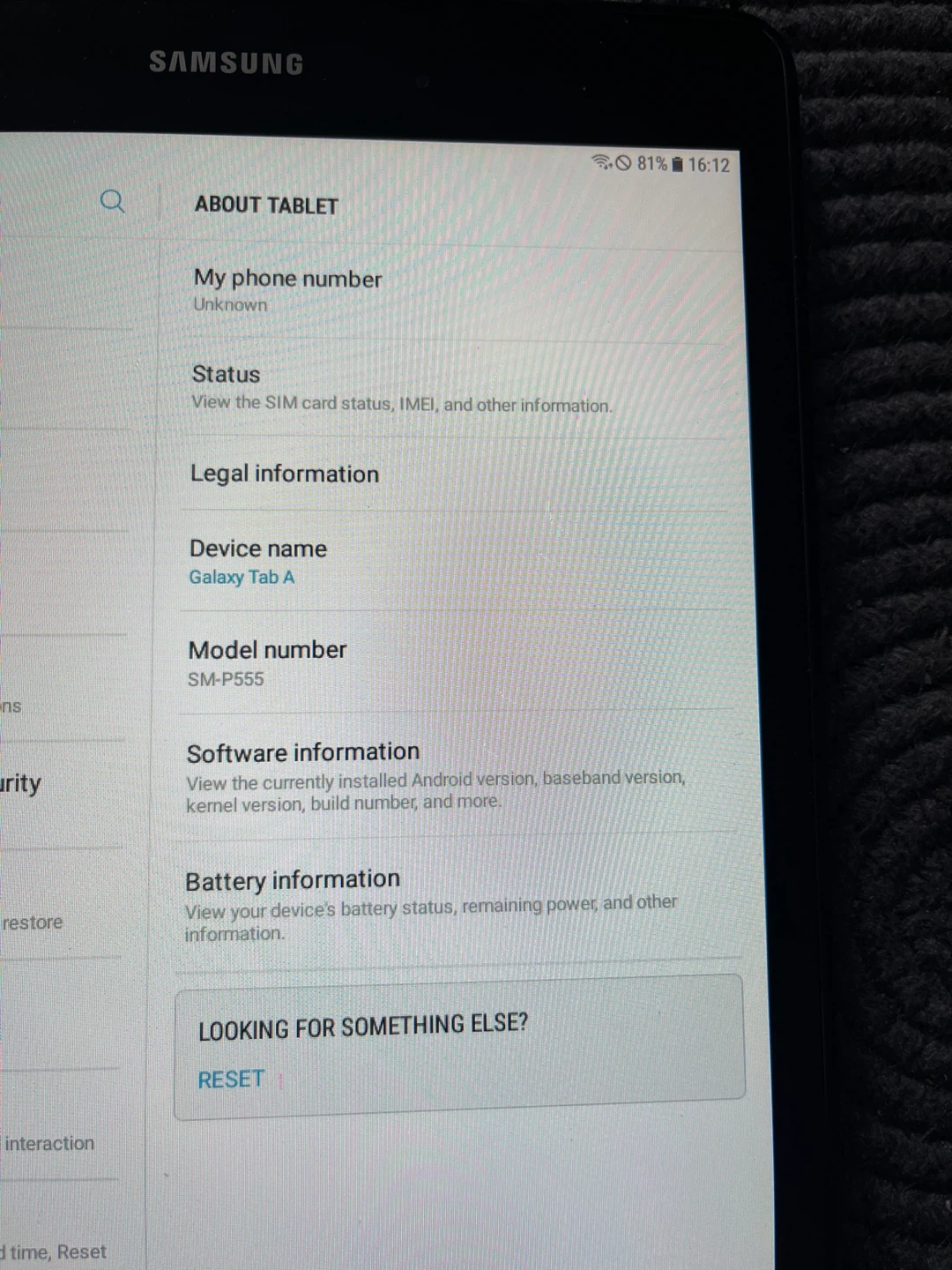 Samsung Galaxy Tab A SM-P555 Tablet - photo 4