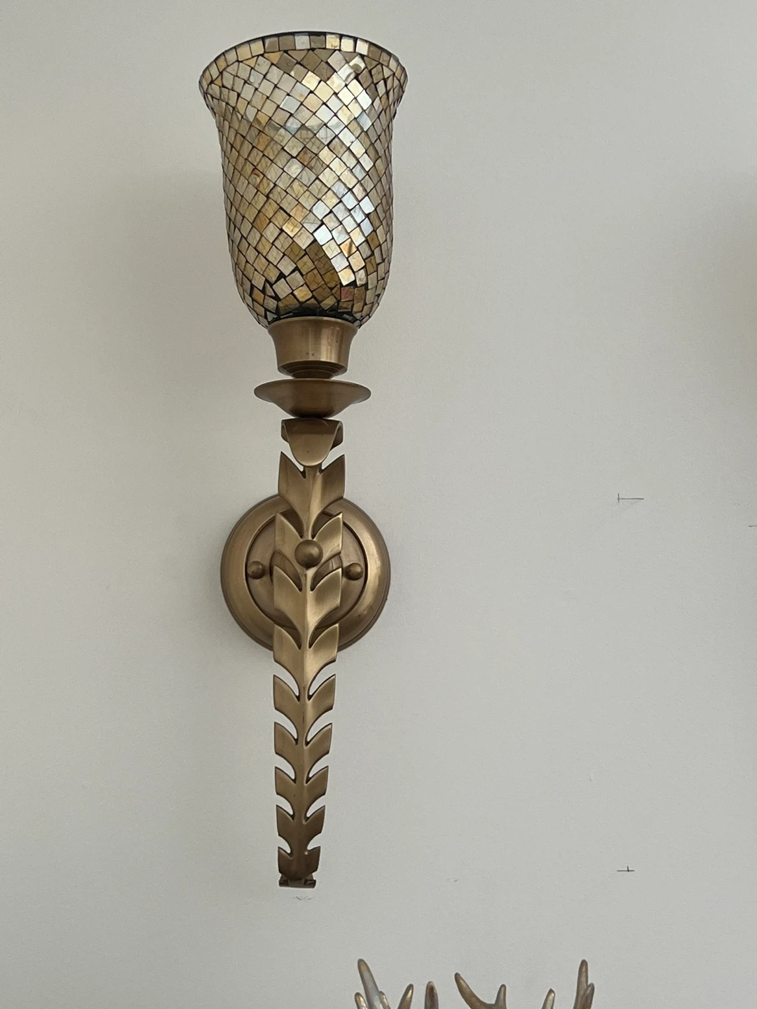 Mosaic Sconce Wall Light Fixture - photo 2
