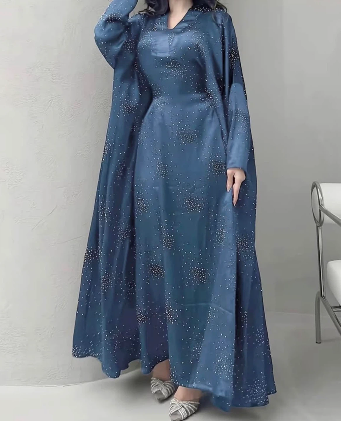 Women's Embellished Kaftan Dress - photo 2