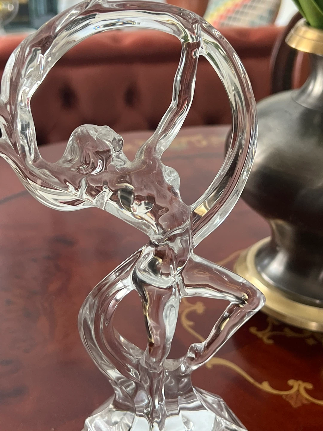 Clear Glass Dancer Figurine - photo 2