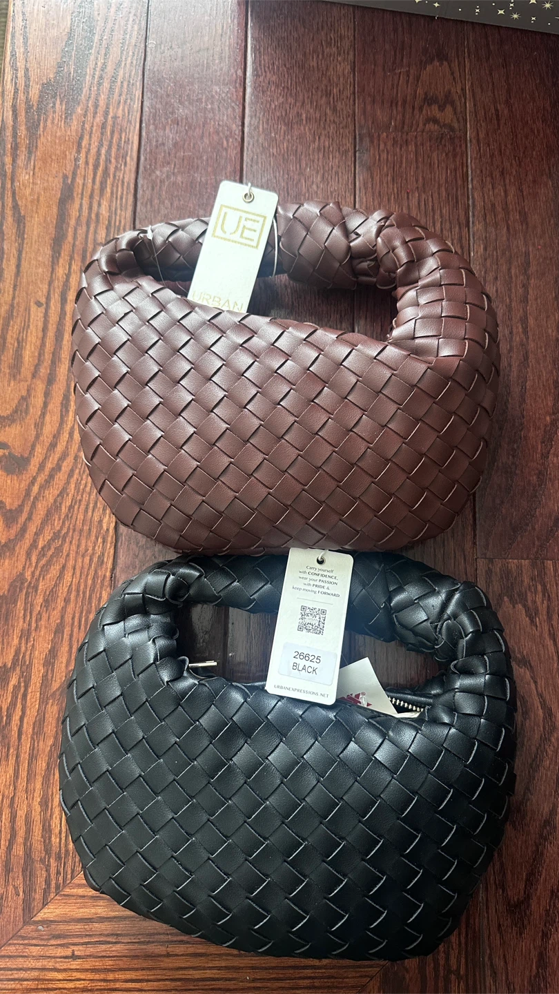Urban Expressions Woven Shoulder Bag