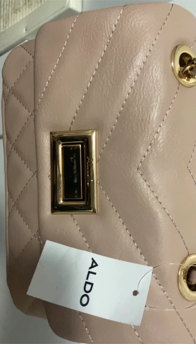 ALDO Pink Quilted Crossbody Bag with Charms - photo 2
