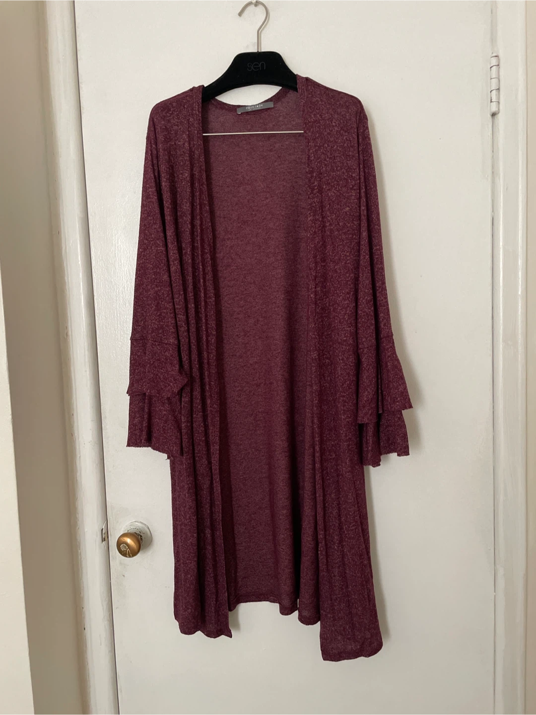 C/MEO Collective Cardigan - Burgundy - Size M