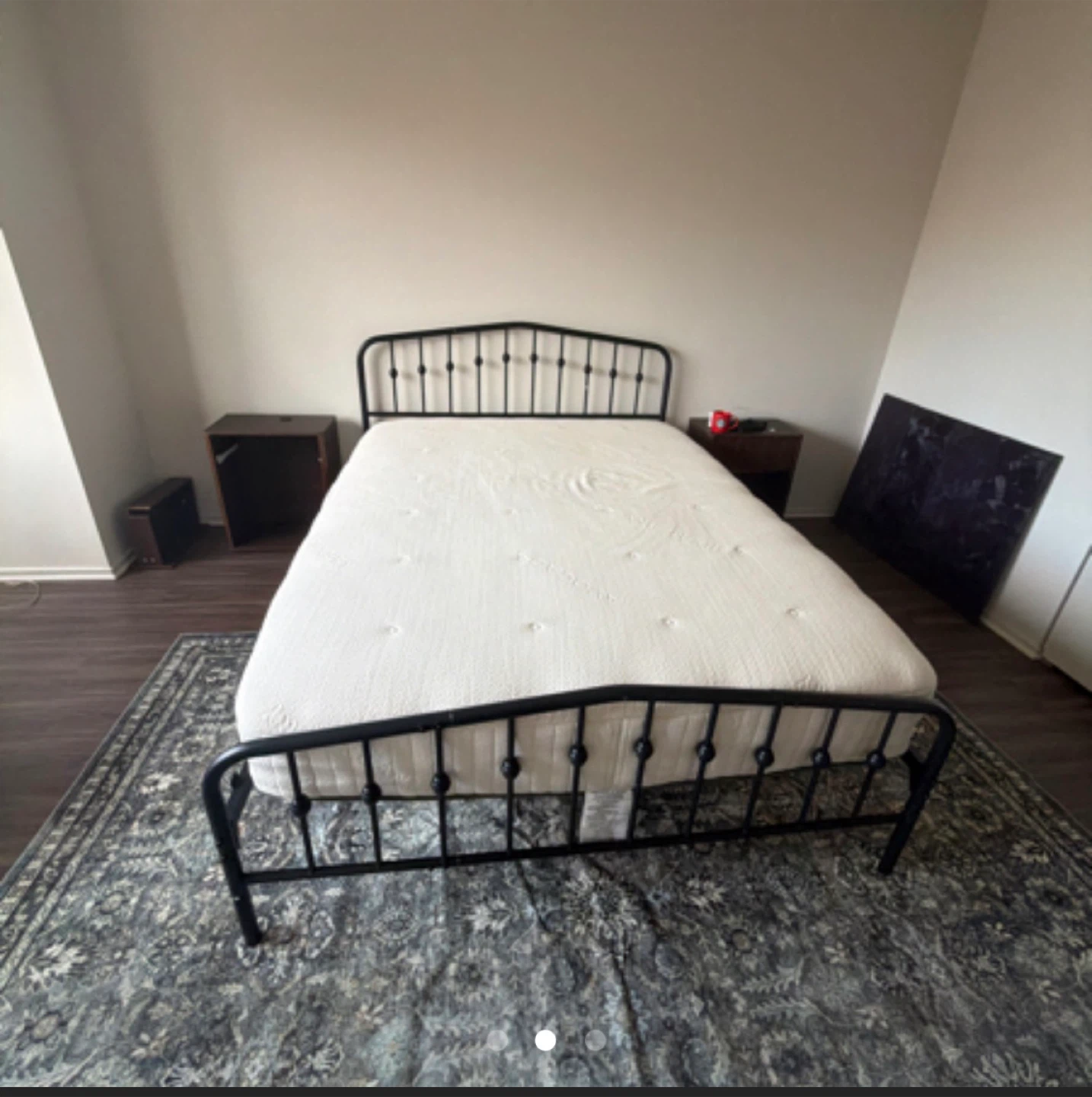Queen Black Metal Bed Frame NOT Mattress