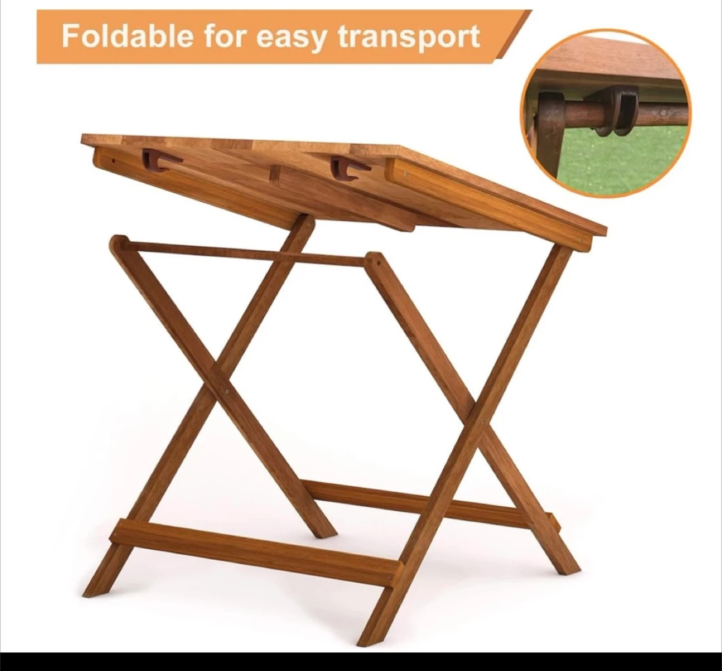 Mainstays Single TV Tray Table - Espresso - photo 2
