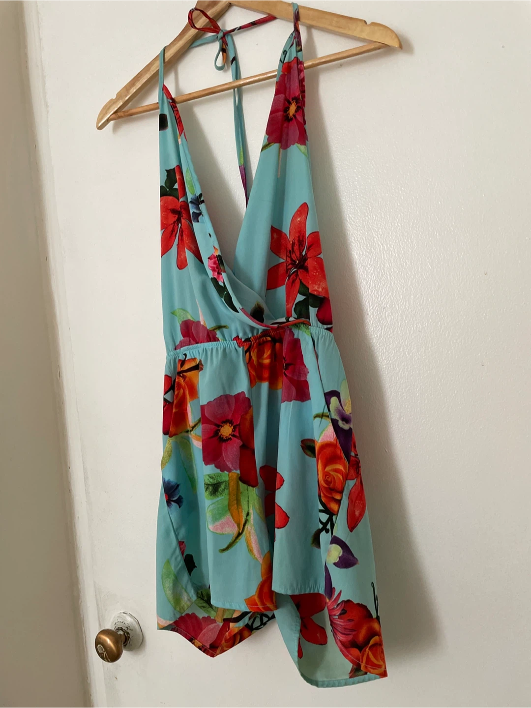 UK2L Floral Print Halter Romper - Size S - photo 2