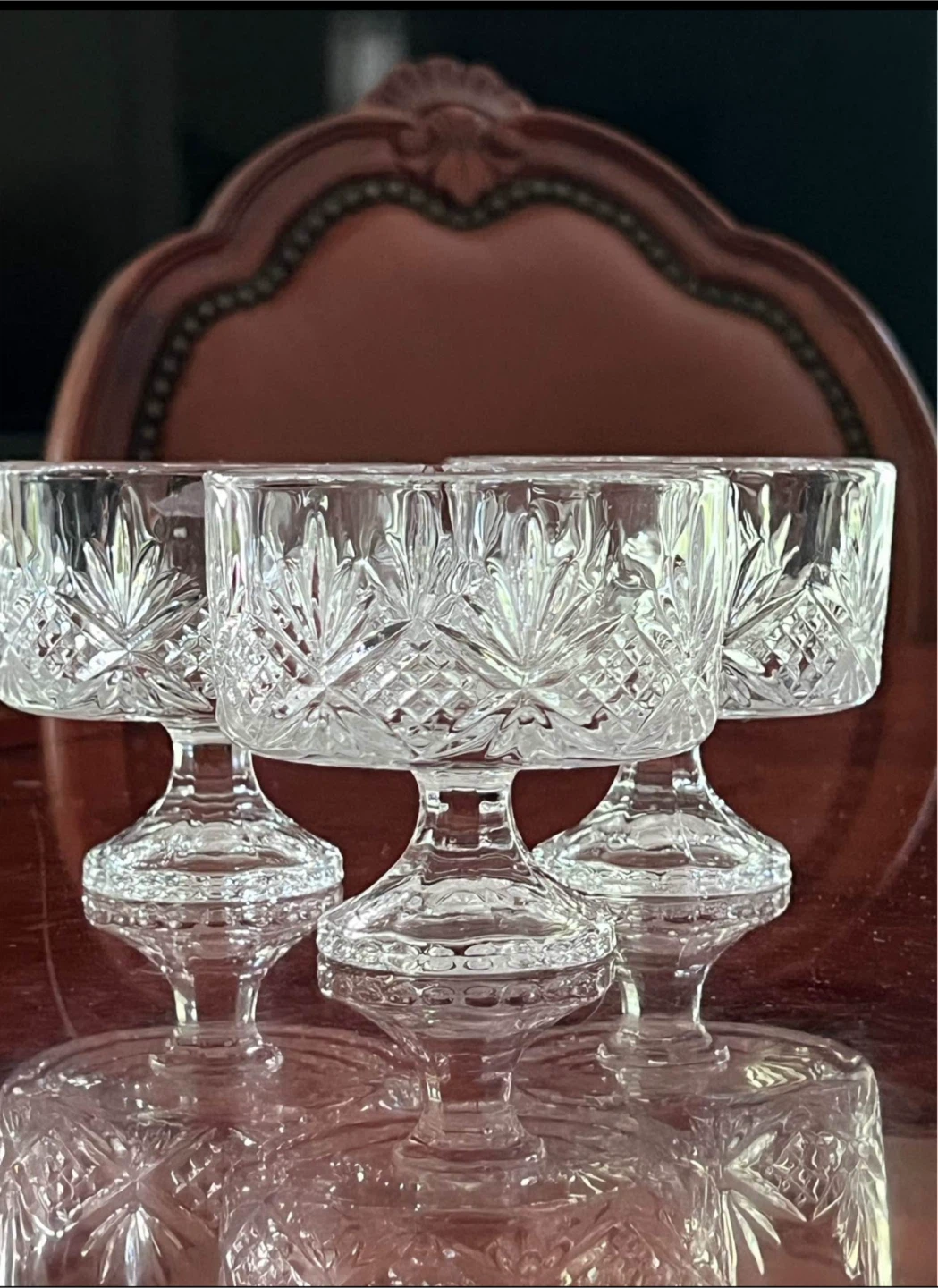 Shannon Crystal Dublin Dessert Dishes - Set of 8