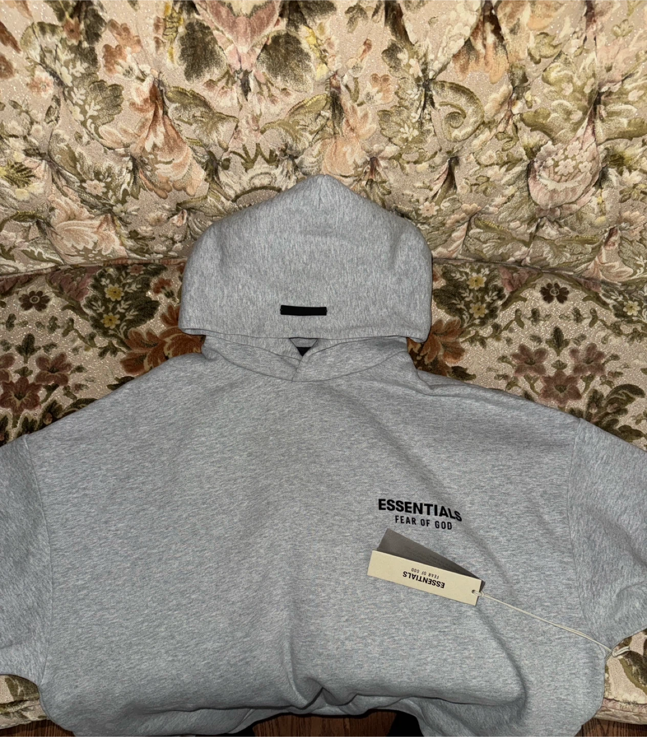 ESSENTIALS Fear of God Grey Hoodie - photo 2