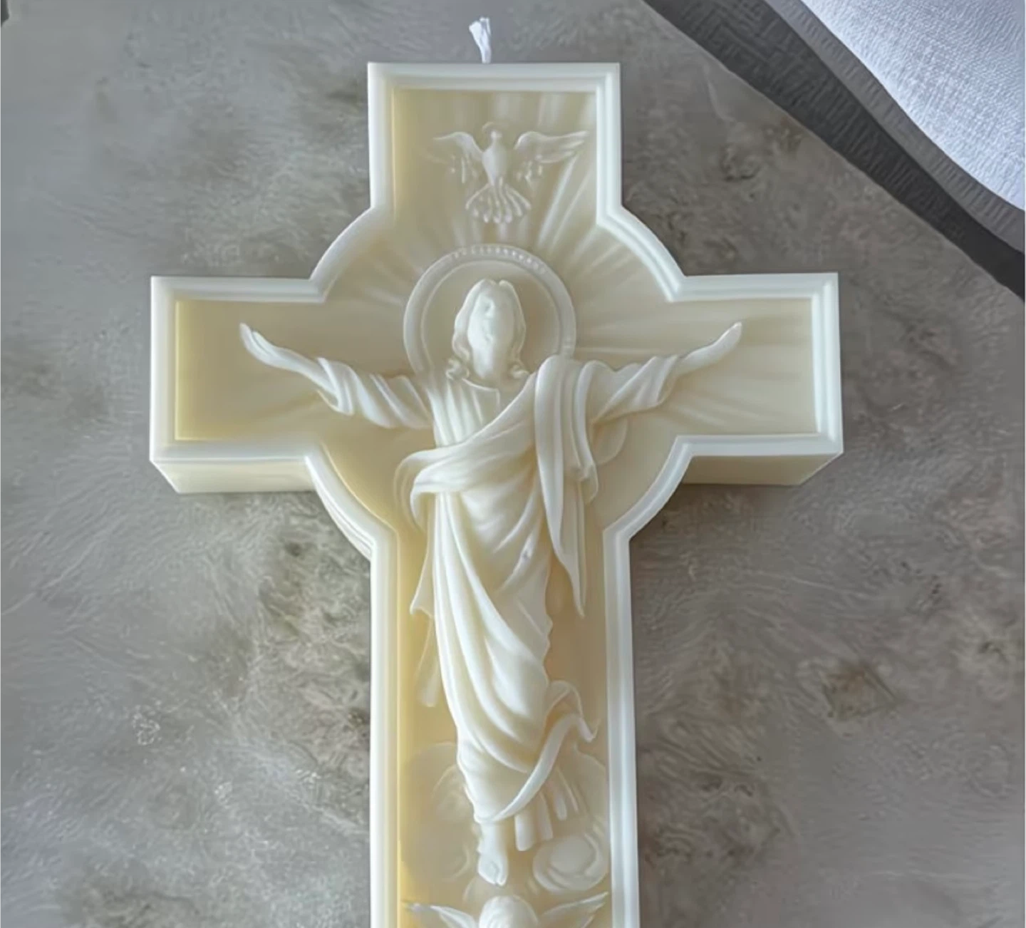 Mini Crucifix Jesus Candle - photo 5