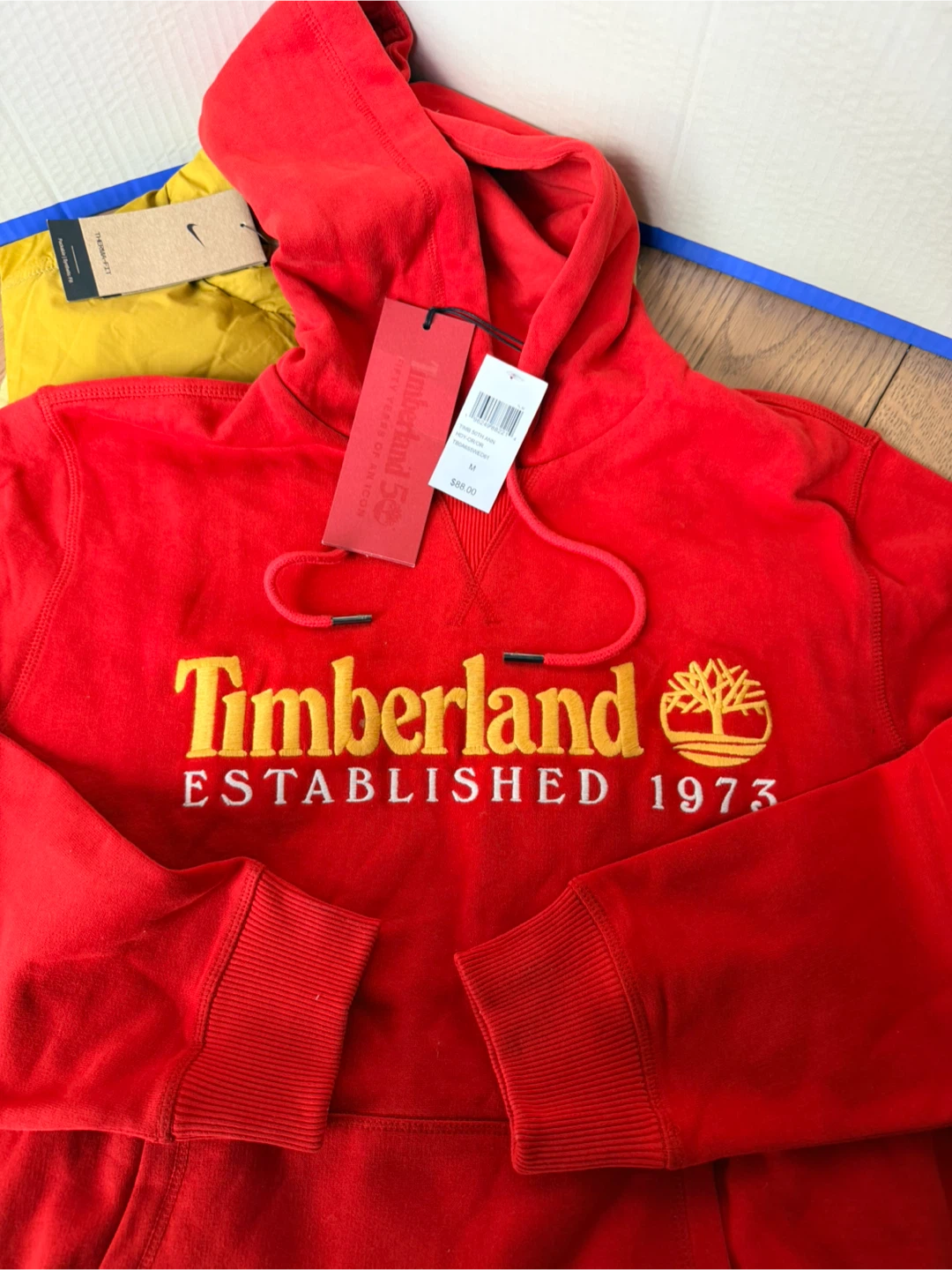 Timberland Established 1973 Red Hoodie