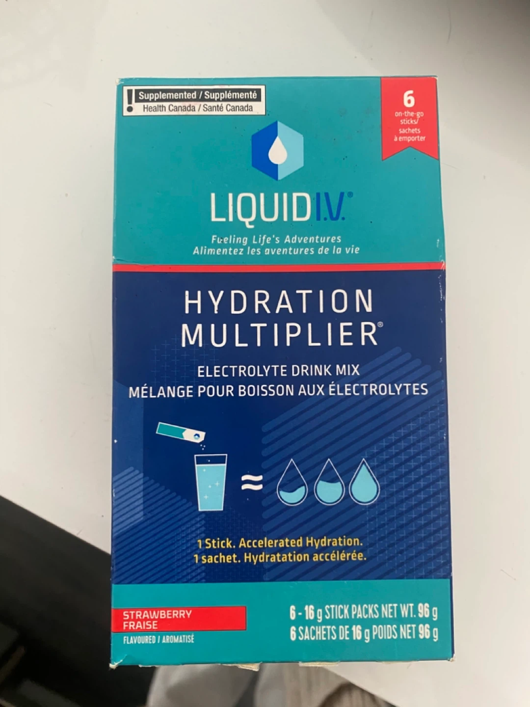 Liquid IV Electrolyte Drink Mix (4 Sticks) - photo 2