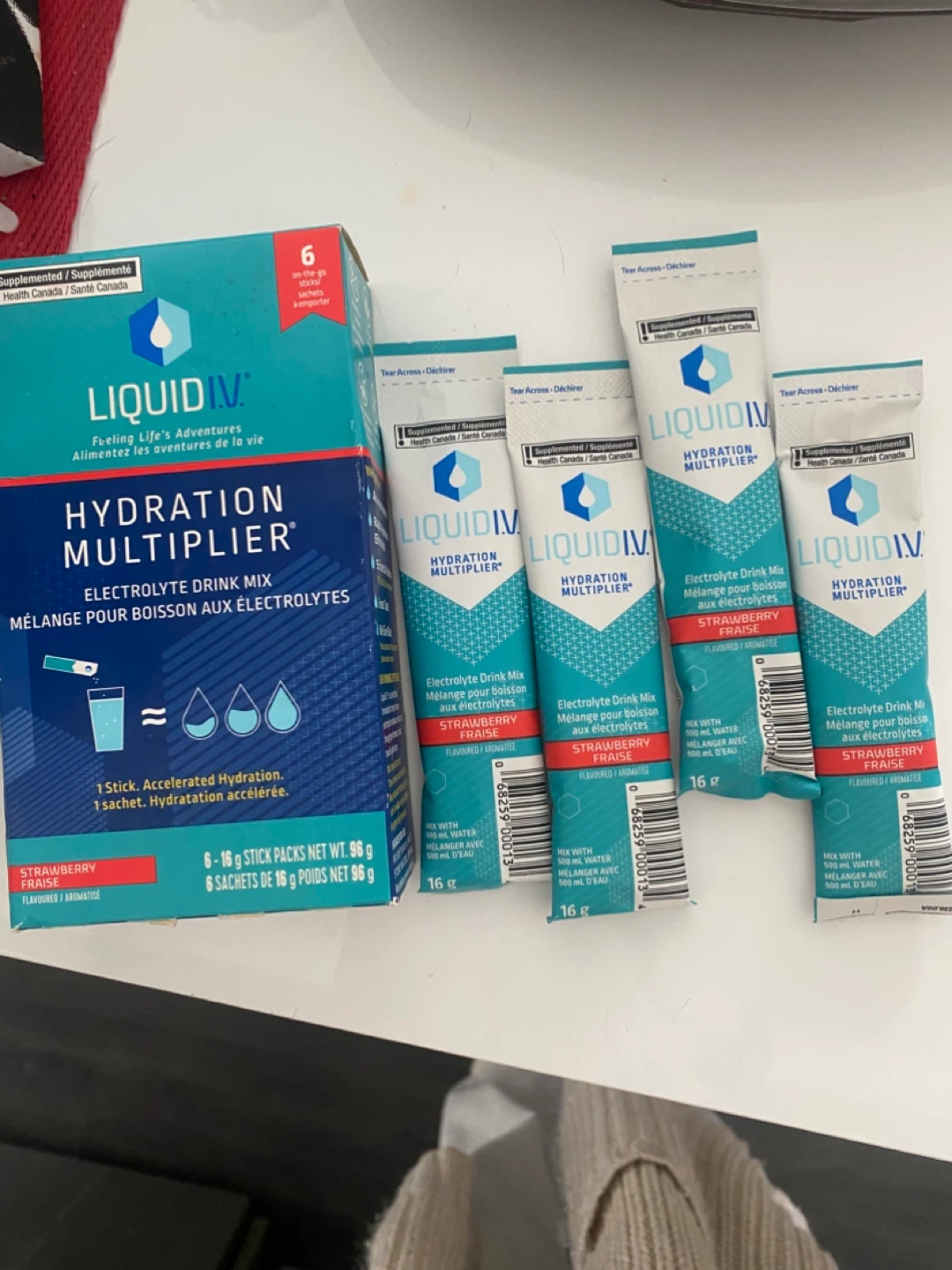Liquid IV Electrolyte Drink Mix (4 Sticks)
