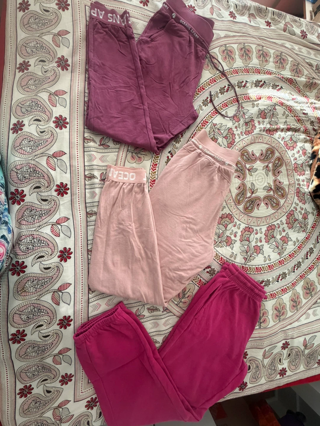 Oceans Apart Joggers Bundle - Pink, Magenta, Burgundy