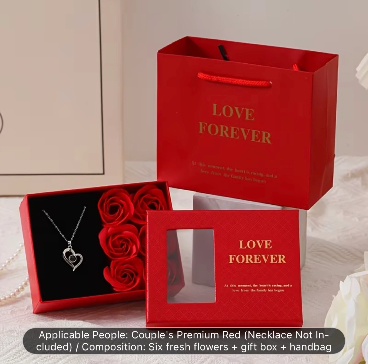 Love Forever Soap roses with  Flowers Gift Box