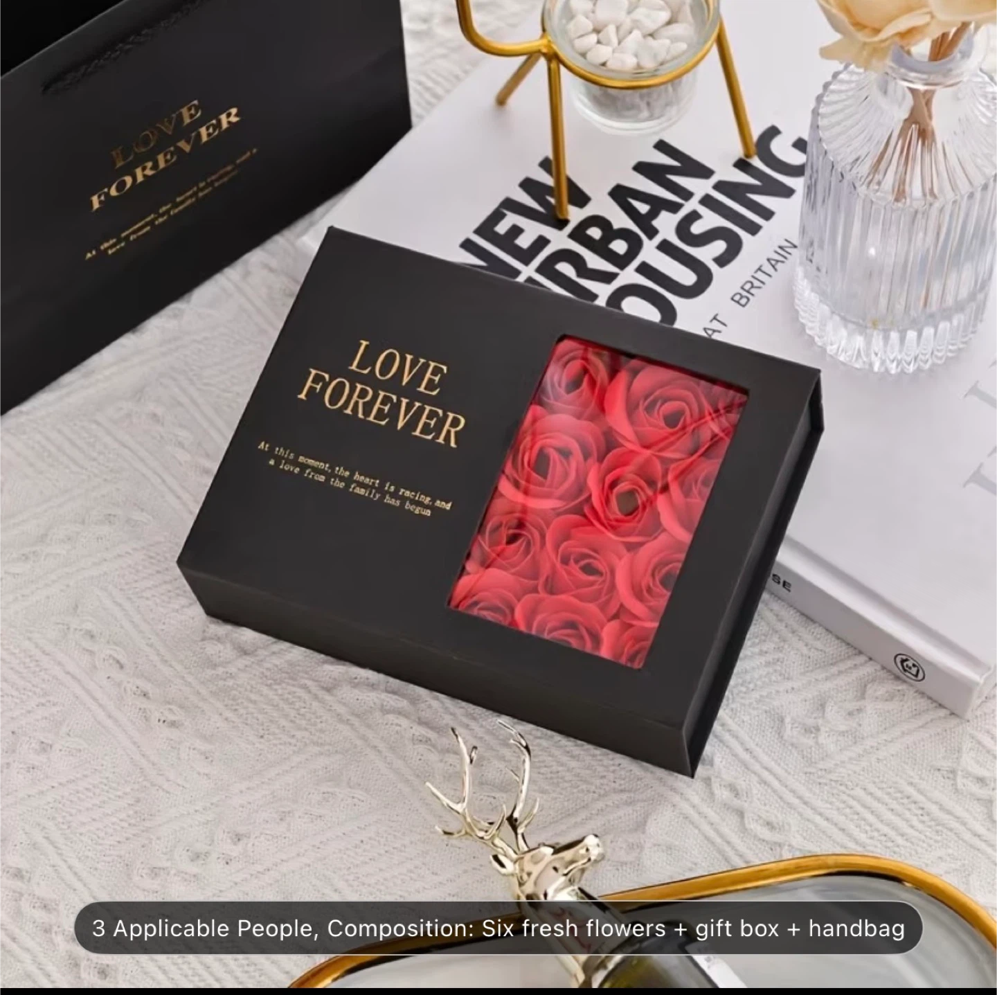 Love Forever Soap roses with  Flowers Gift Box - photo 4