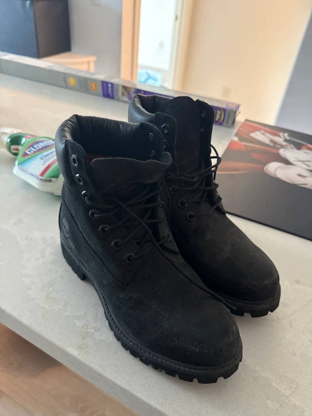 Black woman timberlands size 7