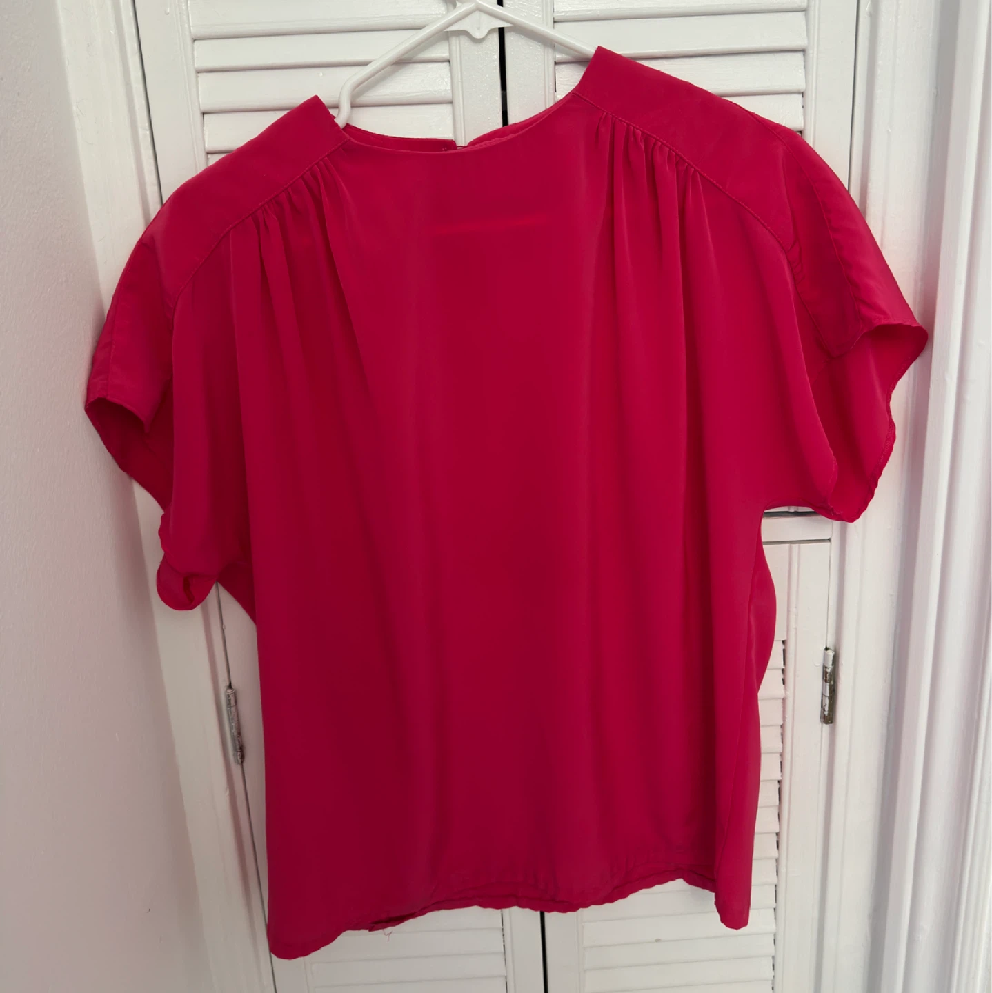 Vintage Gailord Women's Pink Blouse - Size 8