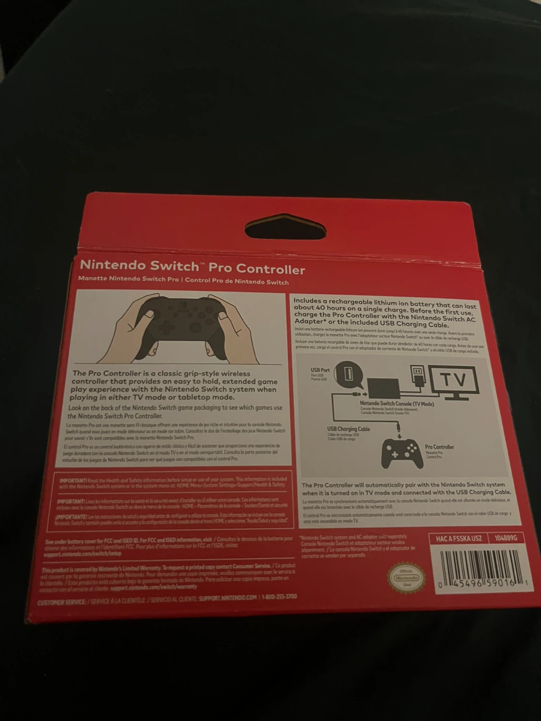 Nintendo Switch Pro Controller - photo 2