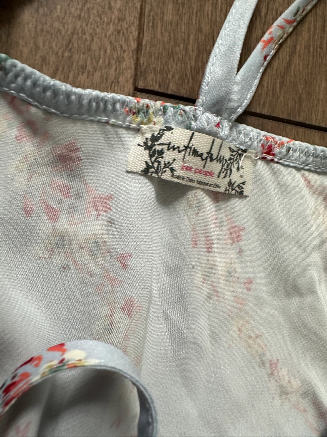 Free People Light Blue Floral Mini Dress - photo 3