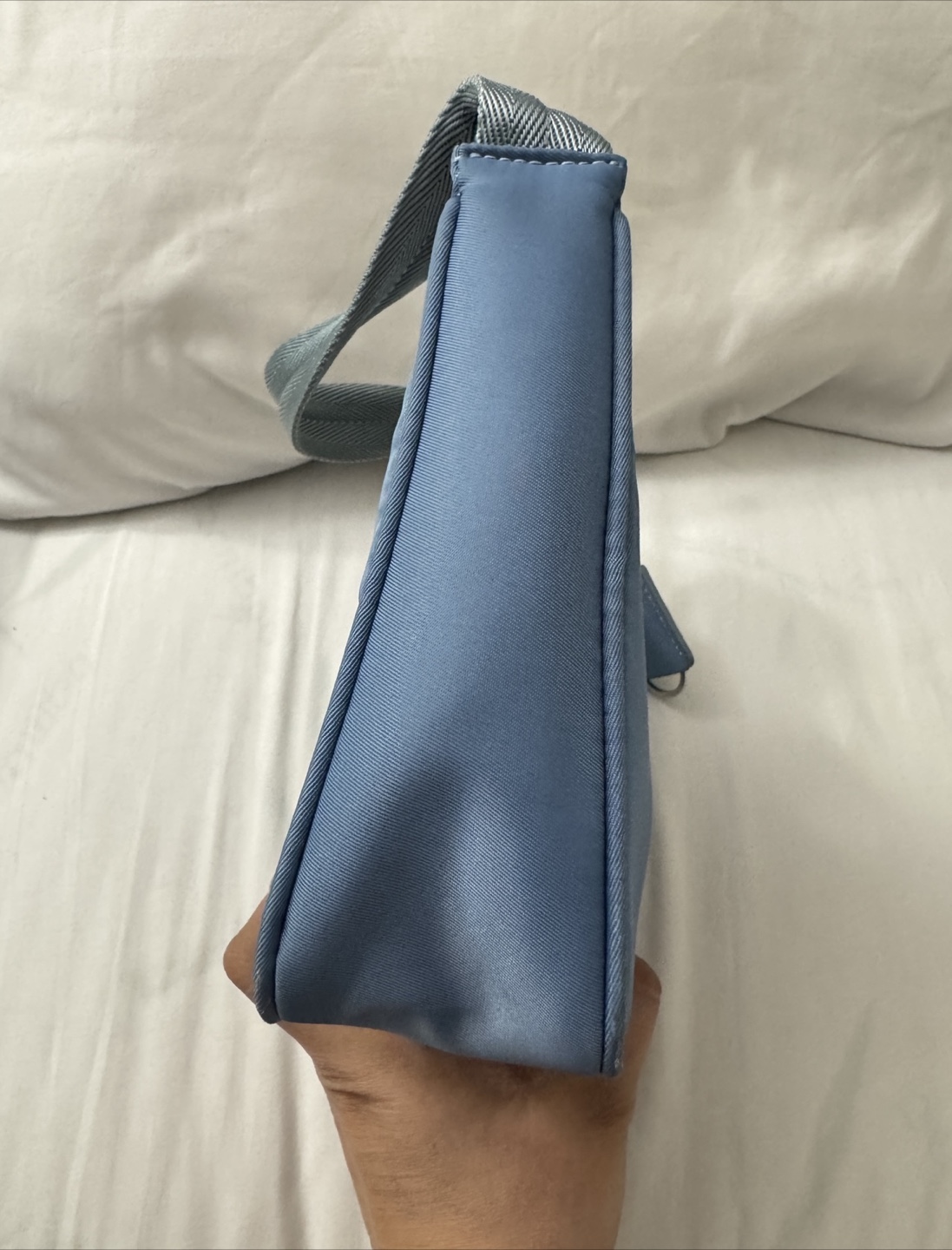 Prada Re-Edition 2000 Nylon Shoulder Bag - Blue - photo 2