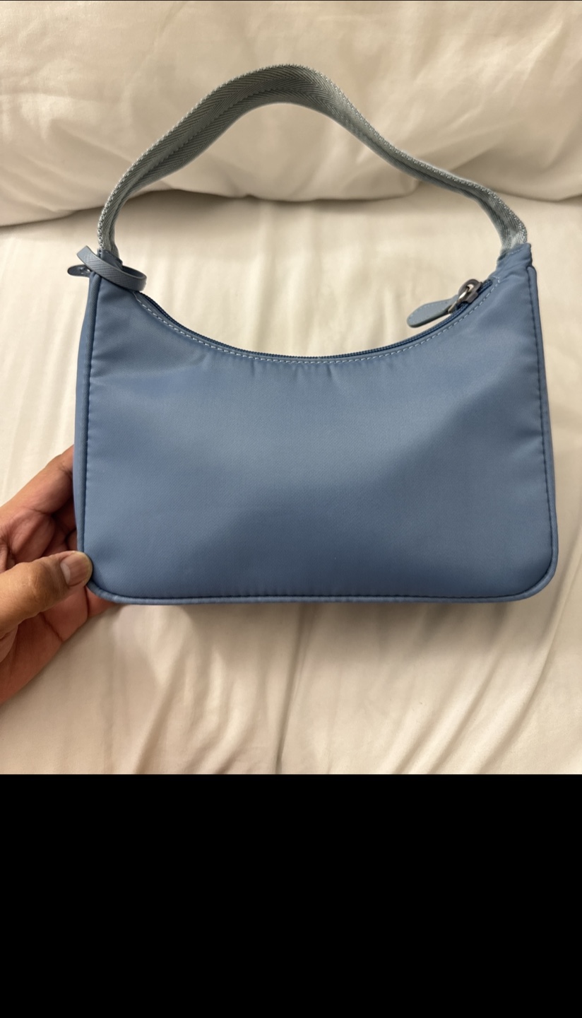 Prada Re-Edition 2000 Nylon Shoulder Bag - Blue - photo 5
