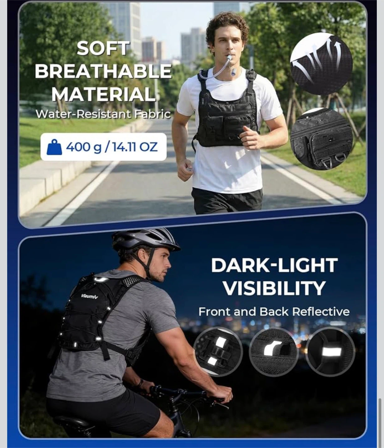 Hydration Backpack Vest with 2L Reservoir - photo 5