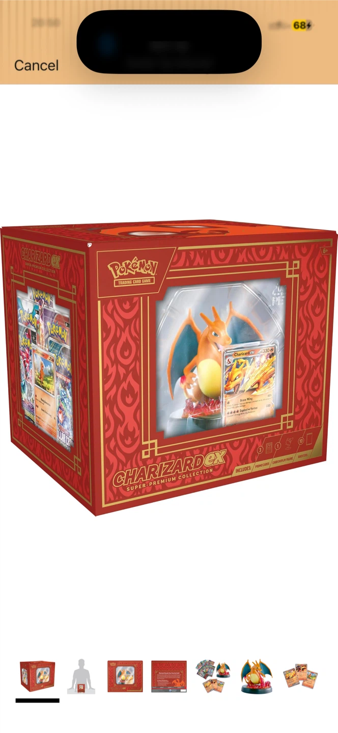 Pokemon Charizard EX Super Premium Collection
