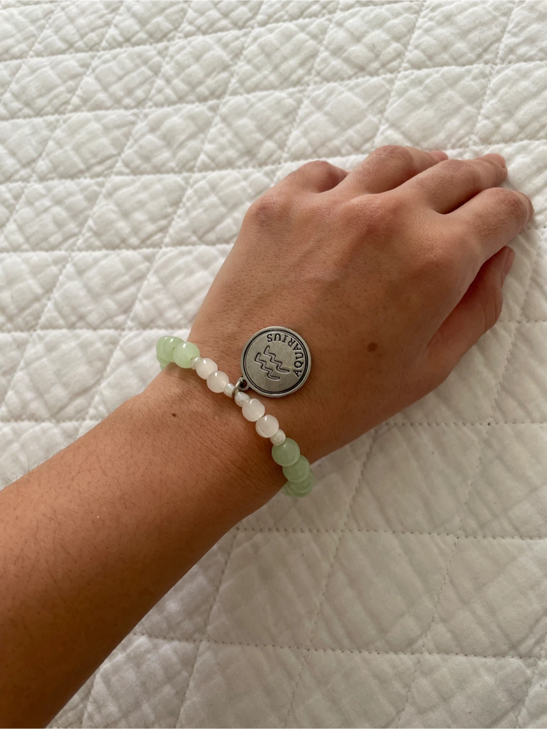 Aquarius Beaded Charm Bracelet - photo 2
