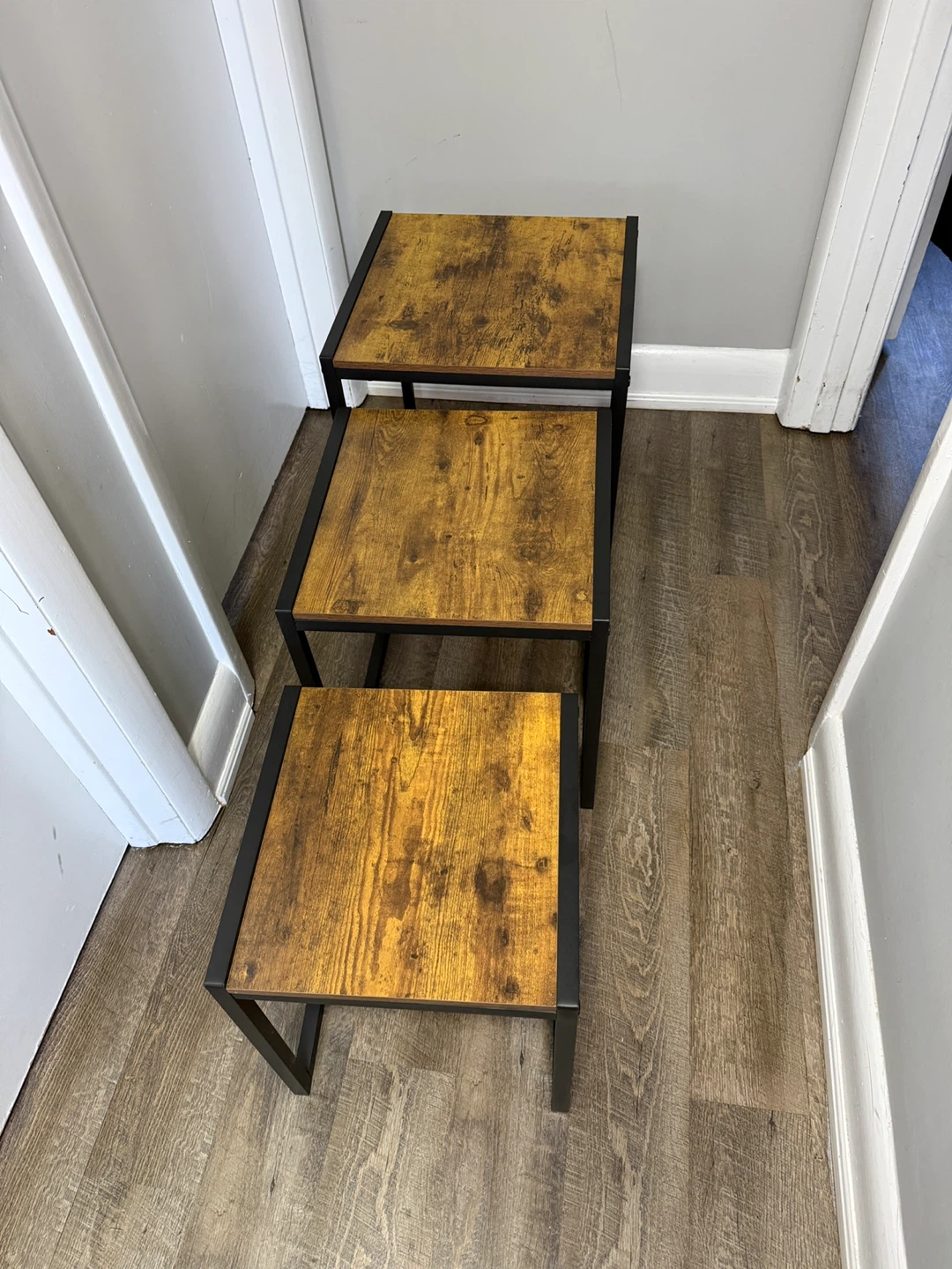 Set of 3 Nesting Side Tables - photo 4