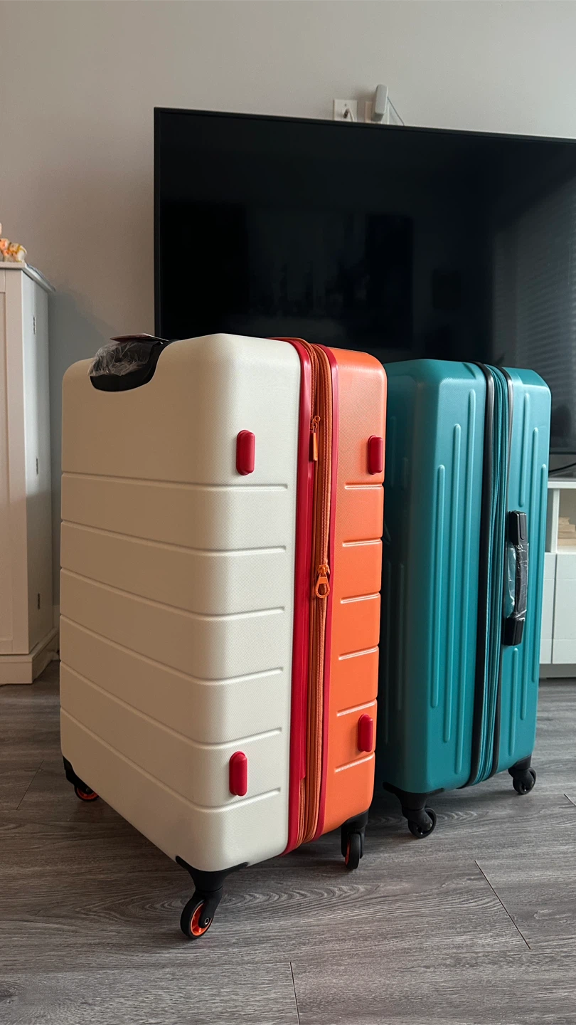 Reebok Luggage Set - Orange and Teal