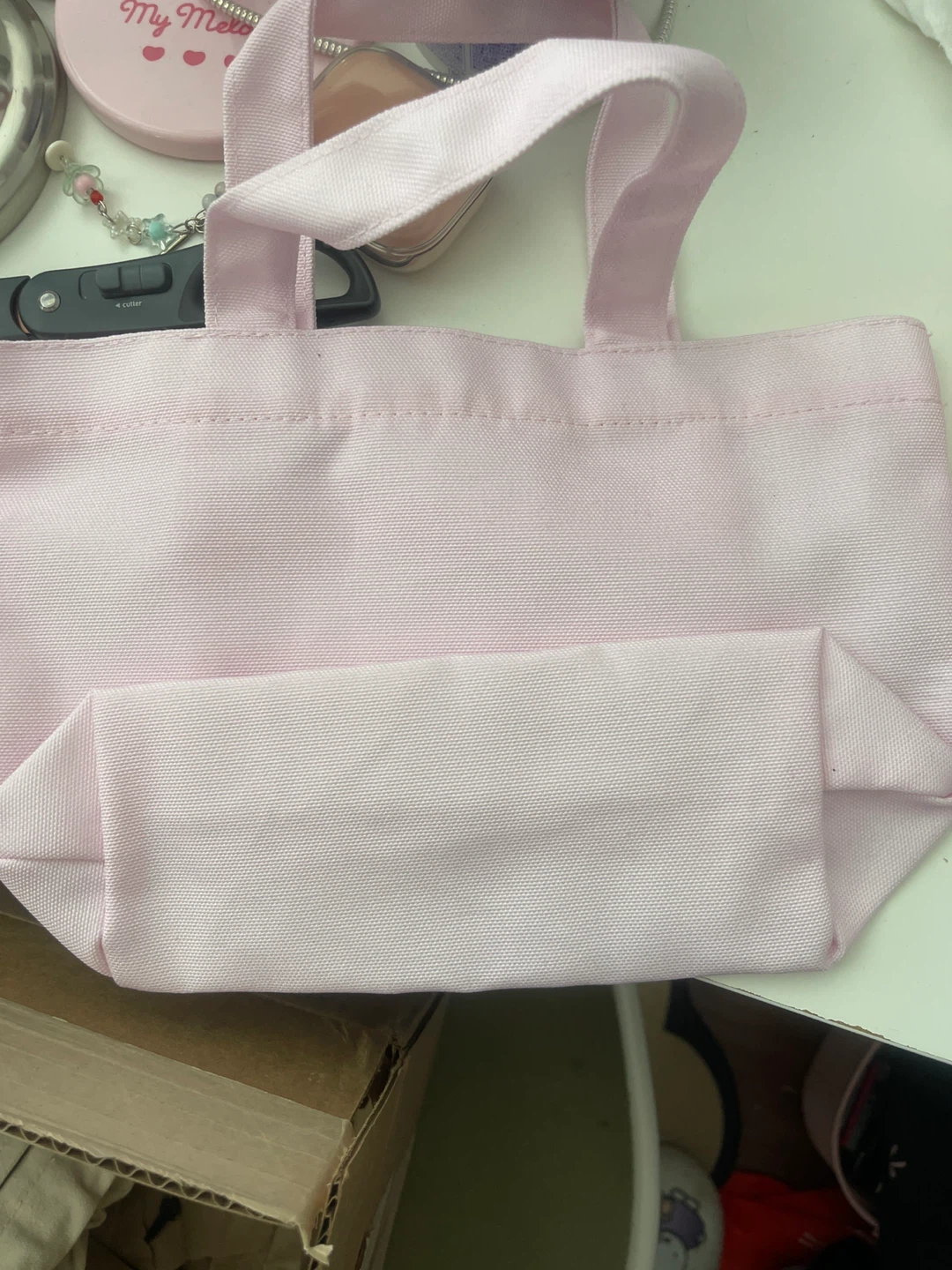 Sanrio Characters Pink Canvas mini Tote Bag - photo 2