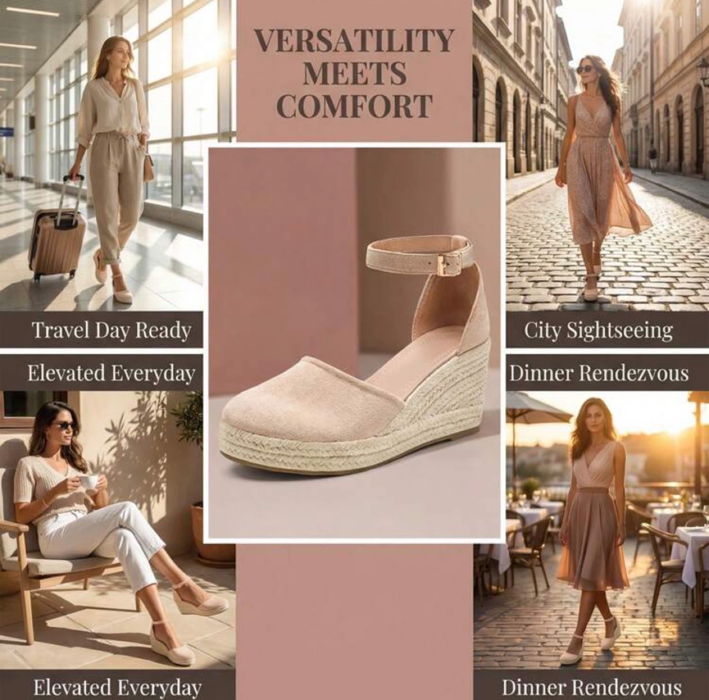 Wedge Espadrille Sandals - photo 4