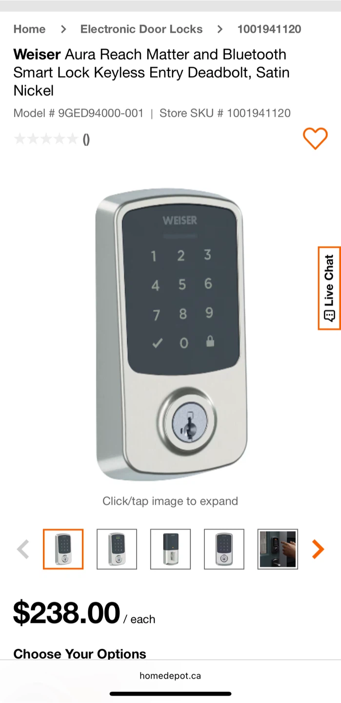 Keyless smart door lock