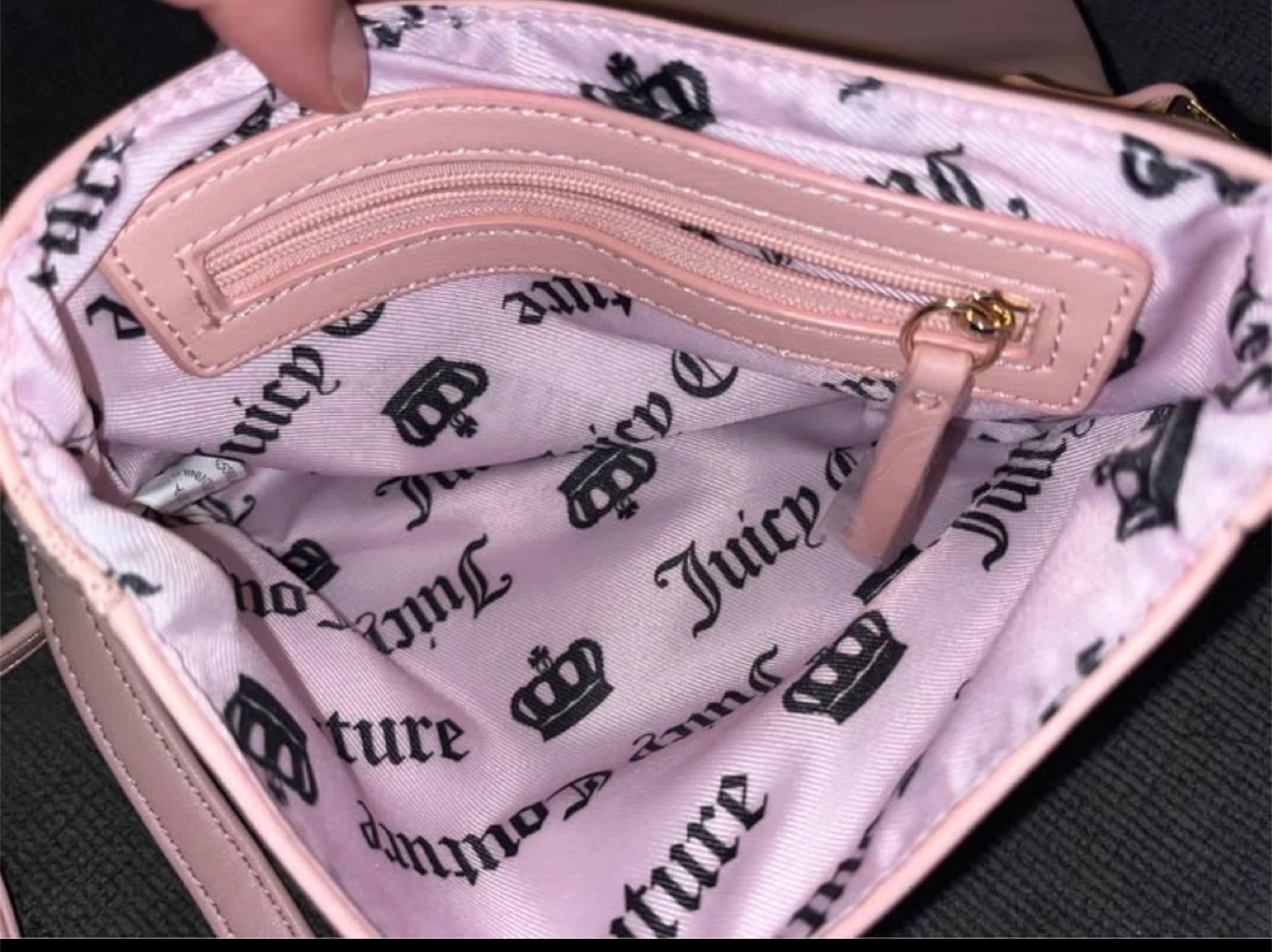 Juicy Couture Pink Quilted Crossbody Bag - photo 3