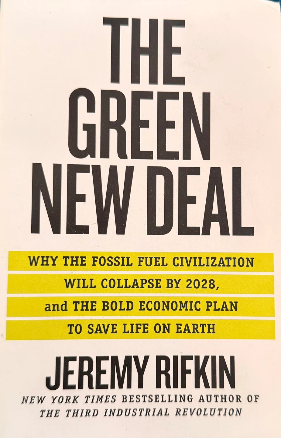 The Green New Deal - Jeremy Rifkin