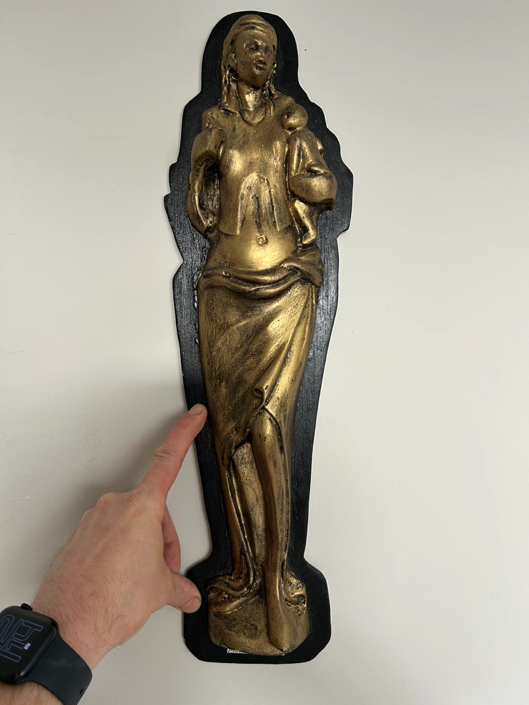 Vintage Mid-Century Modern “Mother & Child” Wall Relief - photo 4