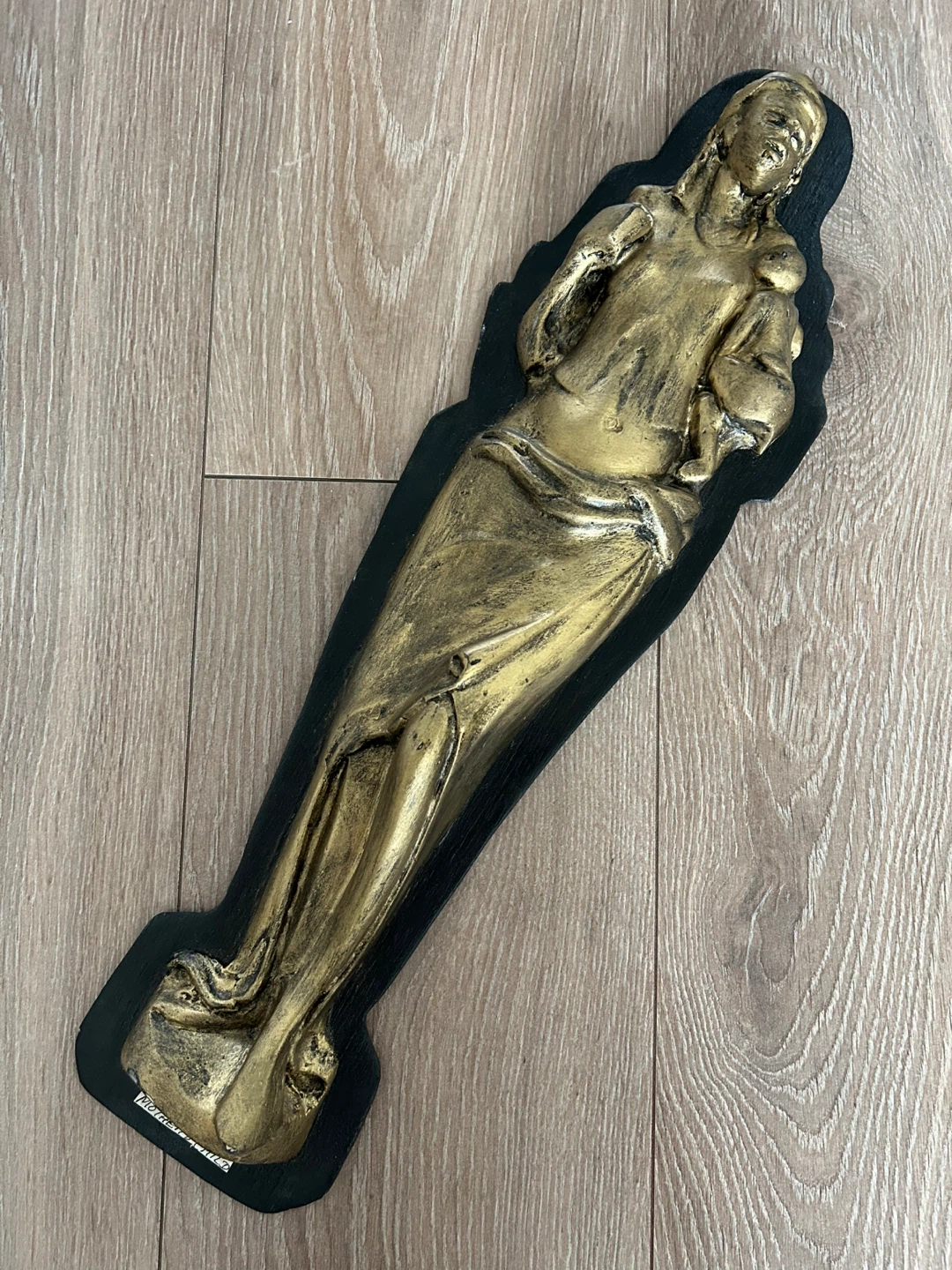Vintage Mid-Century Modern “Mother & Child” Wall Relief - photo 3