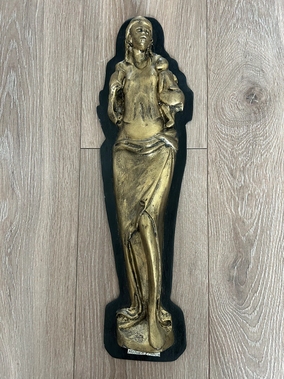Vintage Mid-Century Modern “Mother & Child” Wall Relief