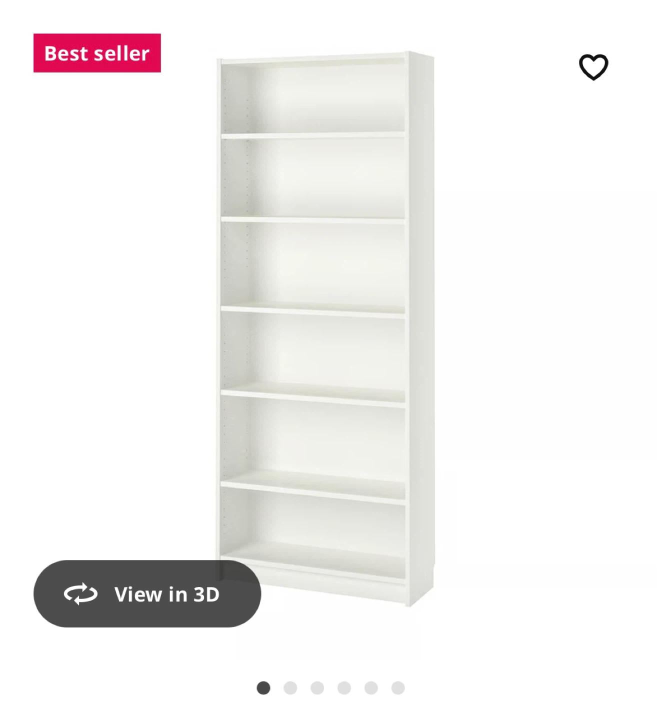 IKEA White Bookshelf