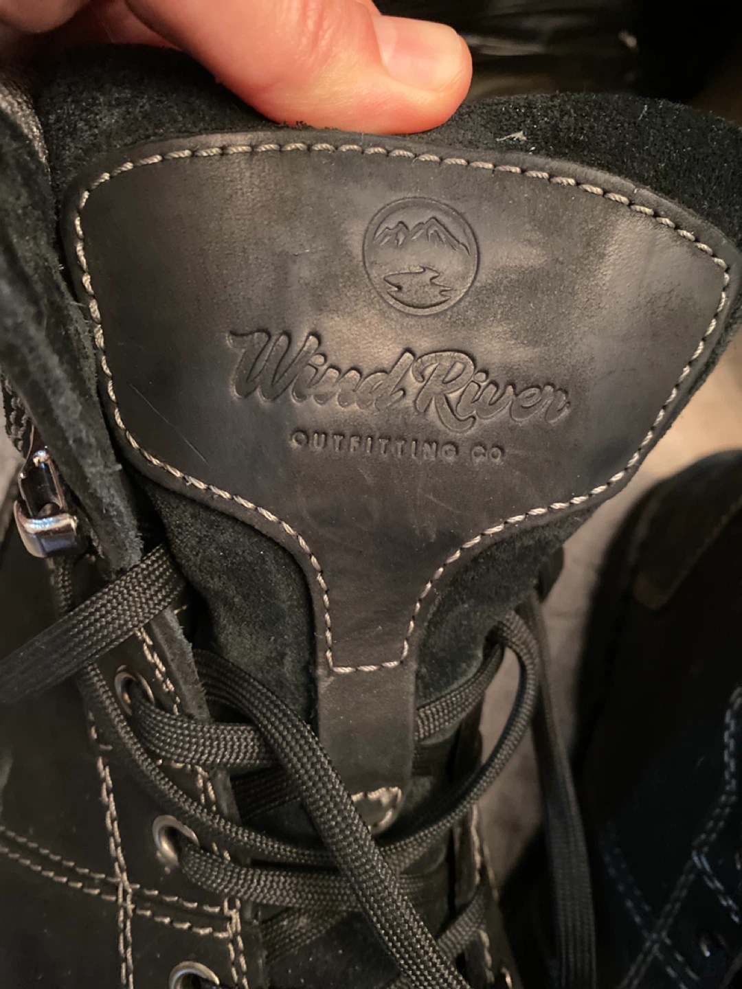 Wind River Outfitting Co. Black Lace-Up Boots - Size 10.5 W - photo 2