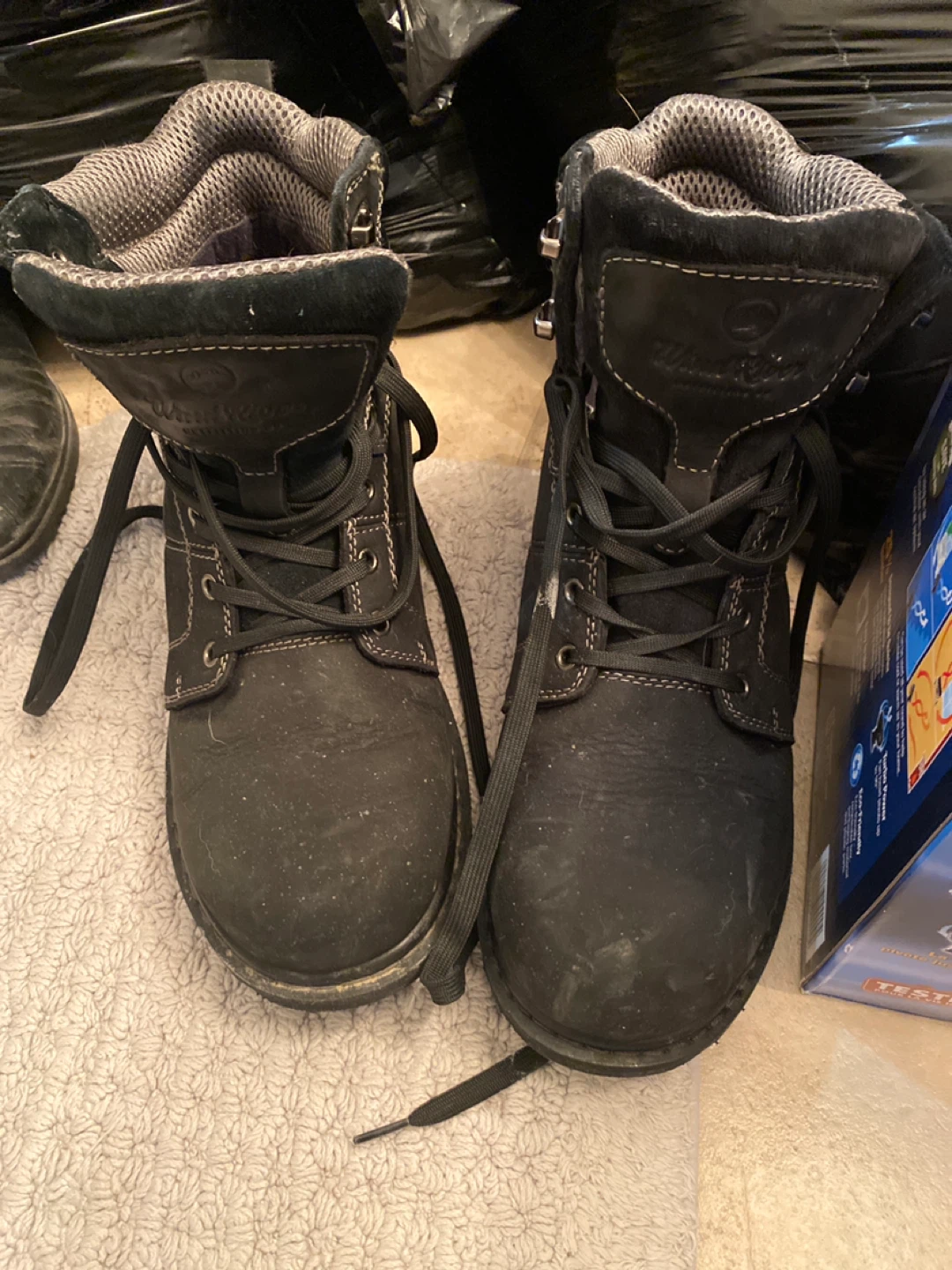 Wind River Outfitting Co. Black Lace-Up Boots - Size 10.5 W