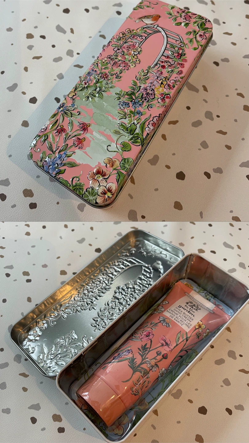 In the Garden Shea Butter Hand Cream with Decorative Tin
