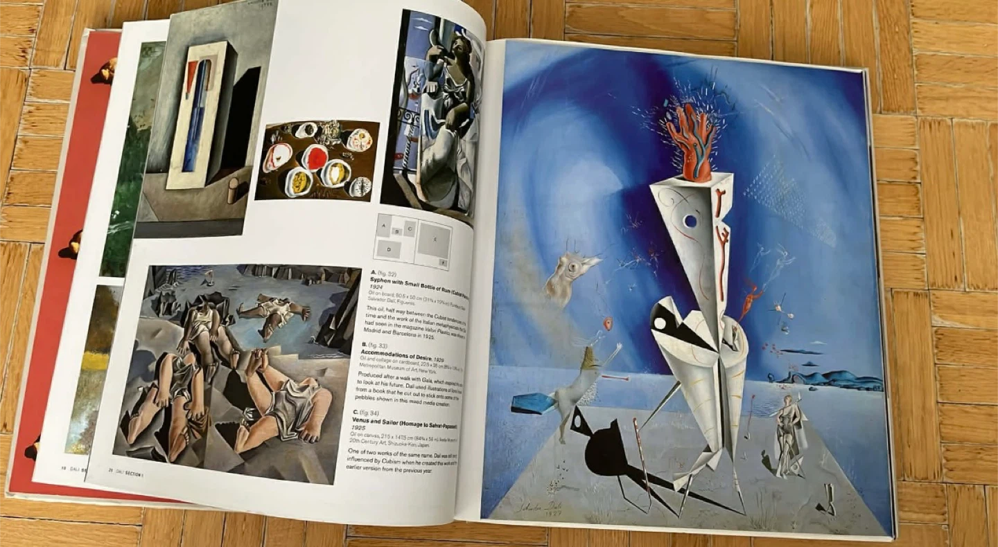 Salvador Dali’s World Hardcover Book - photo 3