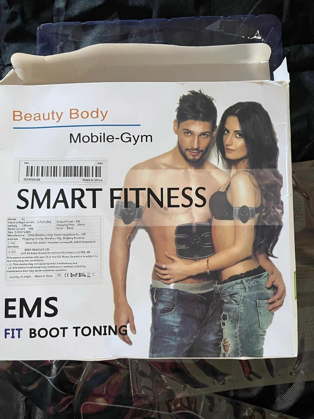 Beauty Body Smart Fitness EMS Fit Boot Toning Machine