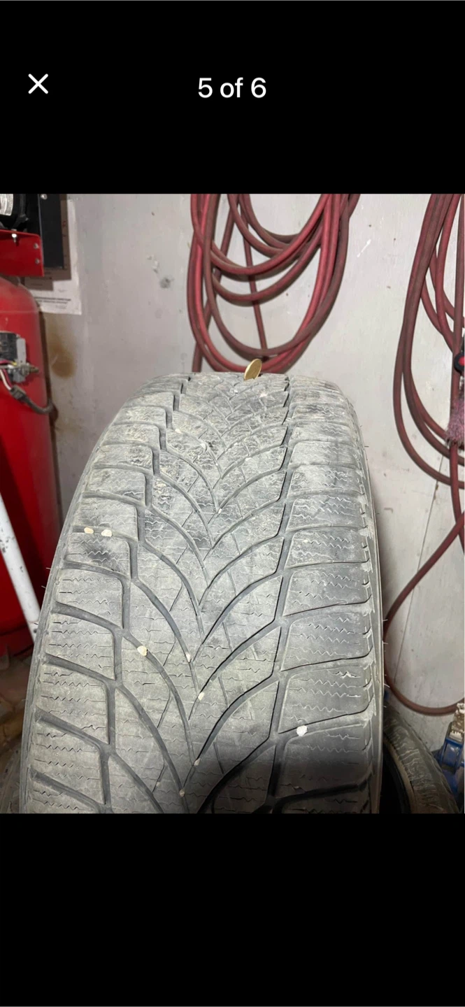 Set of winter tires. 235/45R19 Goodyear winter contact. - photo 4